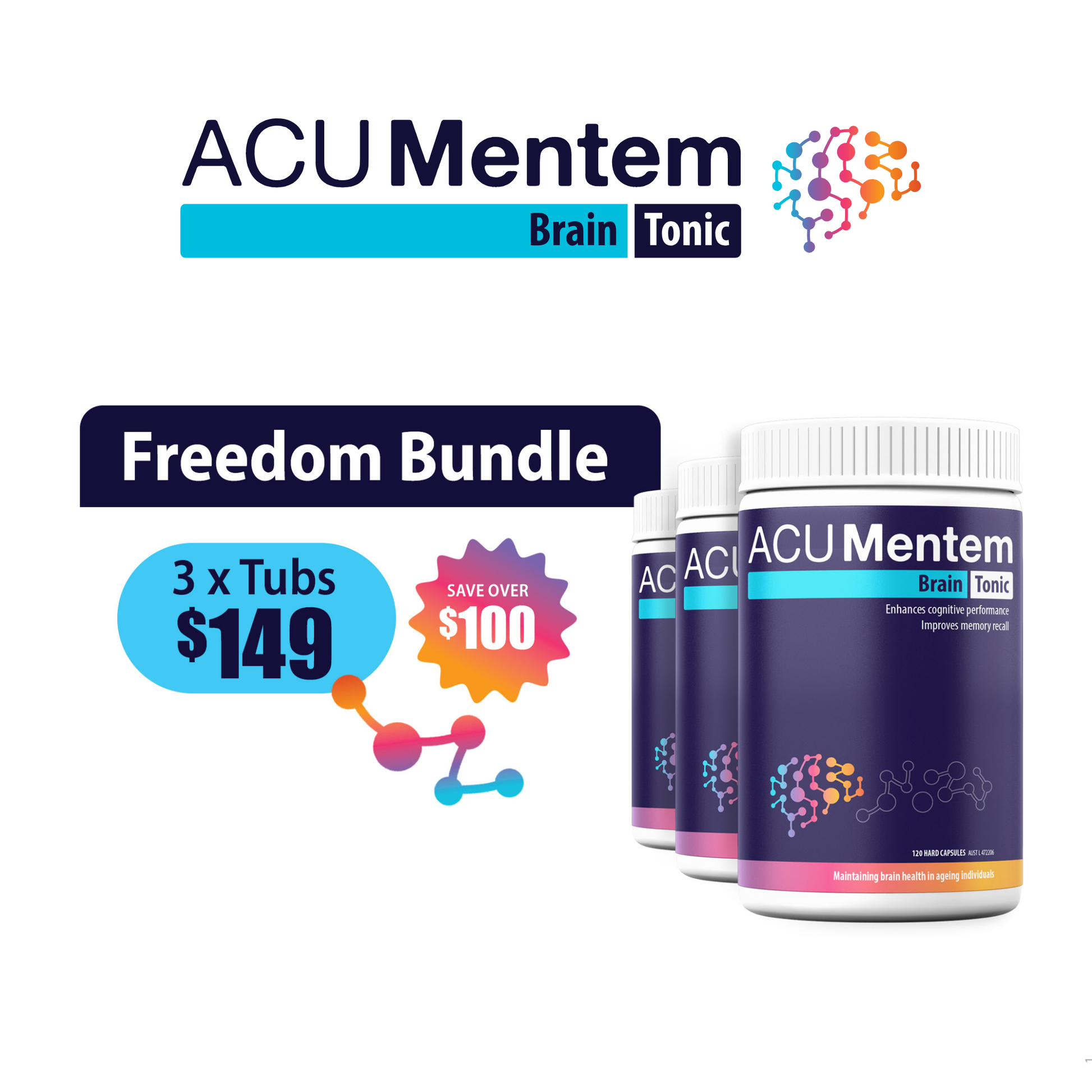 ACUMentem Freedom Bundle - Stock Up & Save