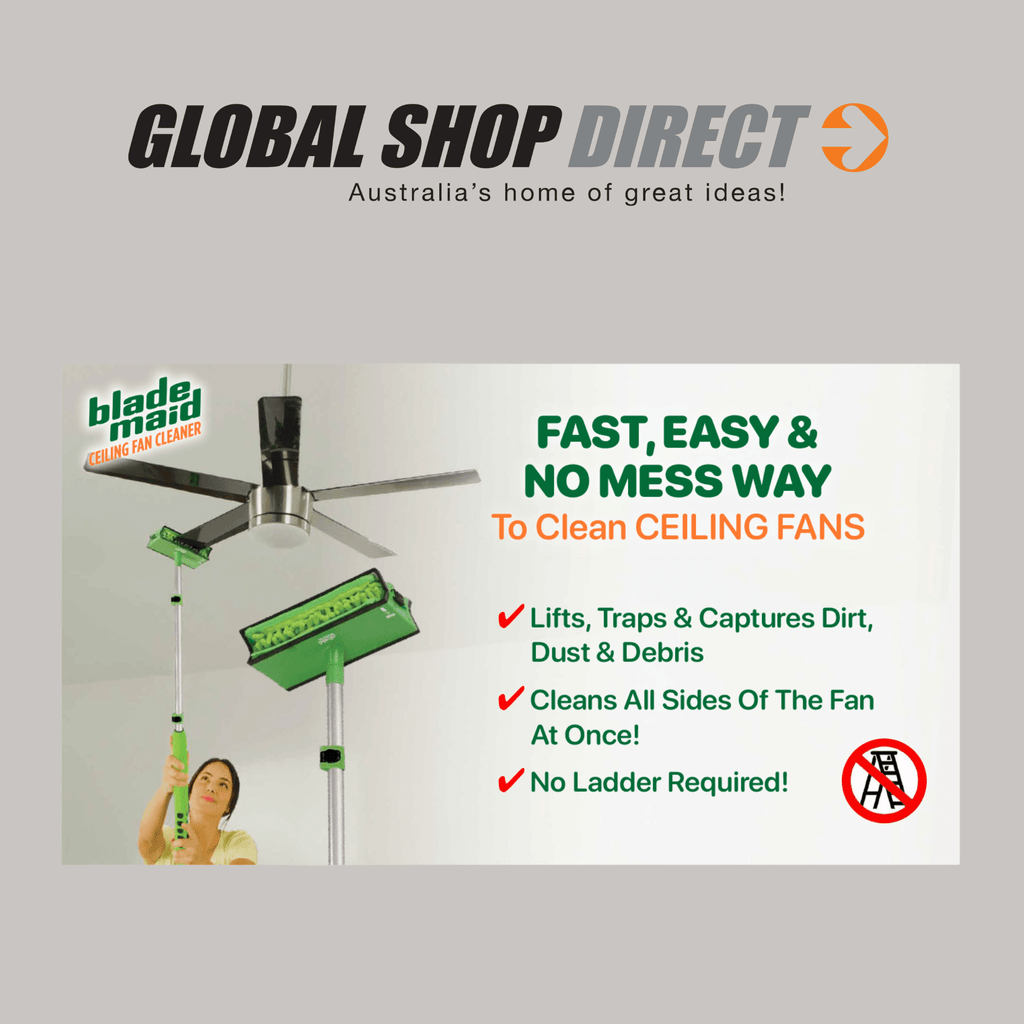 Global Shop Direct - Blade Maid Ceiling Fan Cleaner