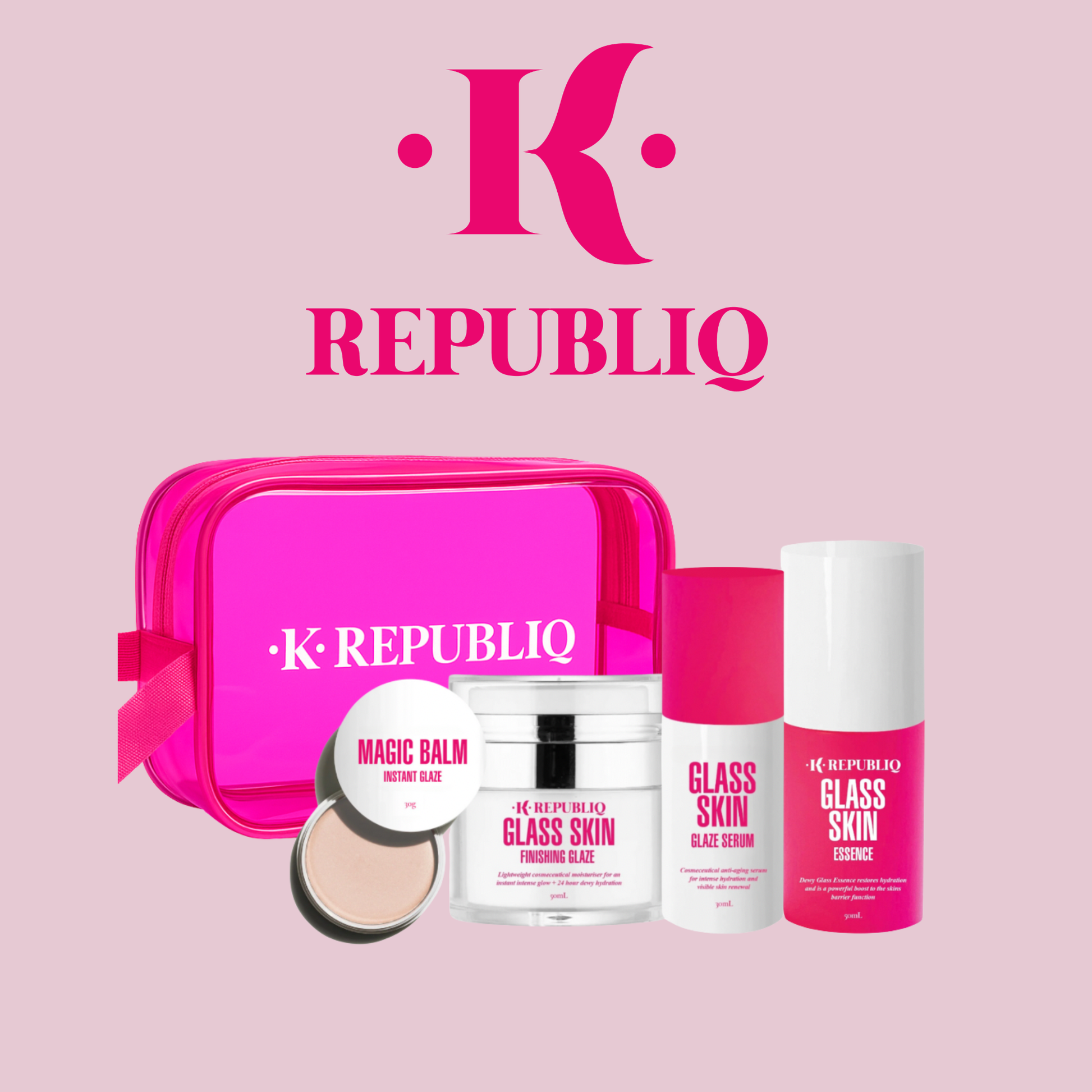 K Republiq - Glaze Serum Magic Balm TV Exclusive Mega Bundle