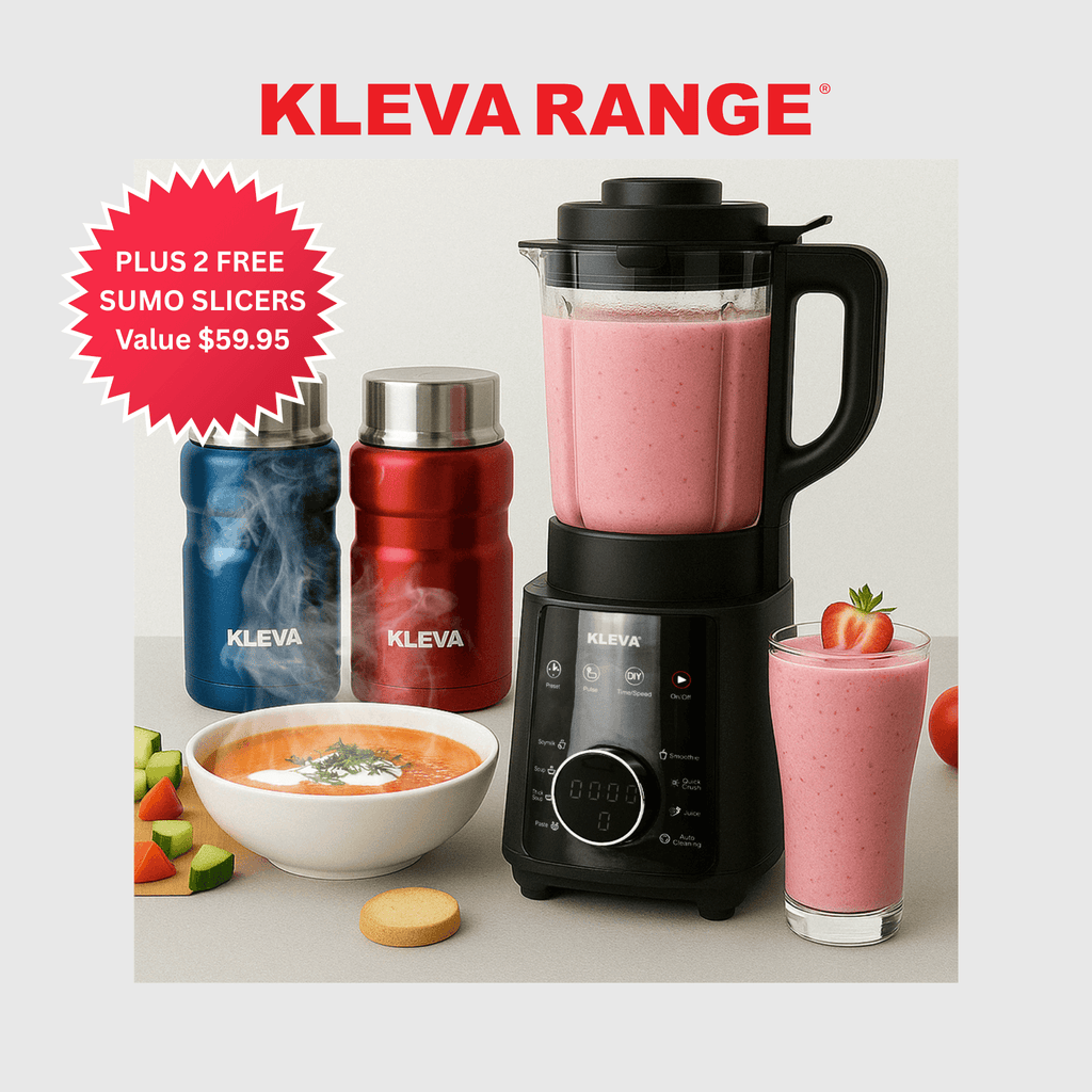 Kleva Mealio Hot & Cold Blender - Cook & Blend in One - Save $199