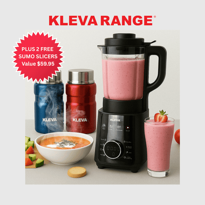 Kleva Mealio Hot & Cold Blender - Cook & Blend in One - Save $199