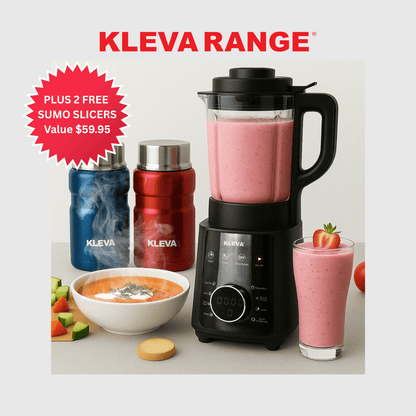 Kleva Mealio Hot & Cold Blender - Cook & Blend in One - Save $199