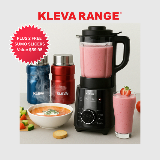 Kleva Mealio Hot & Cold Blender - Cook & Blend in One - Save $199