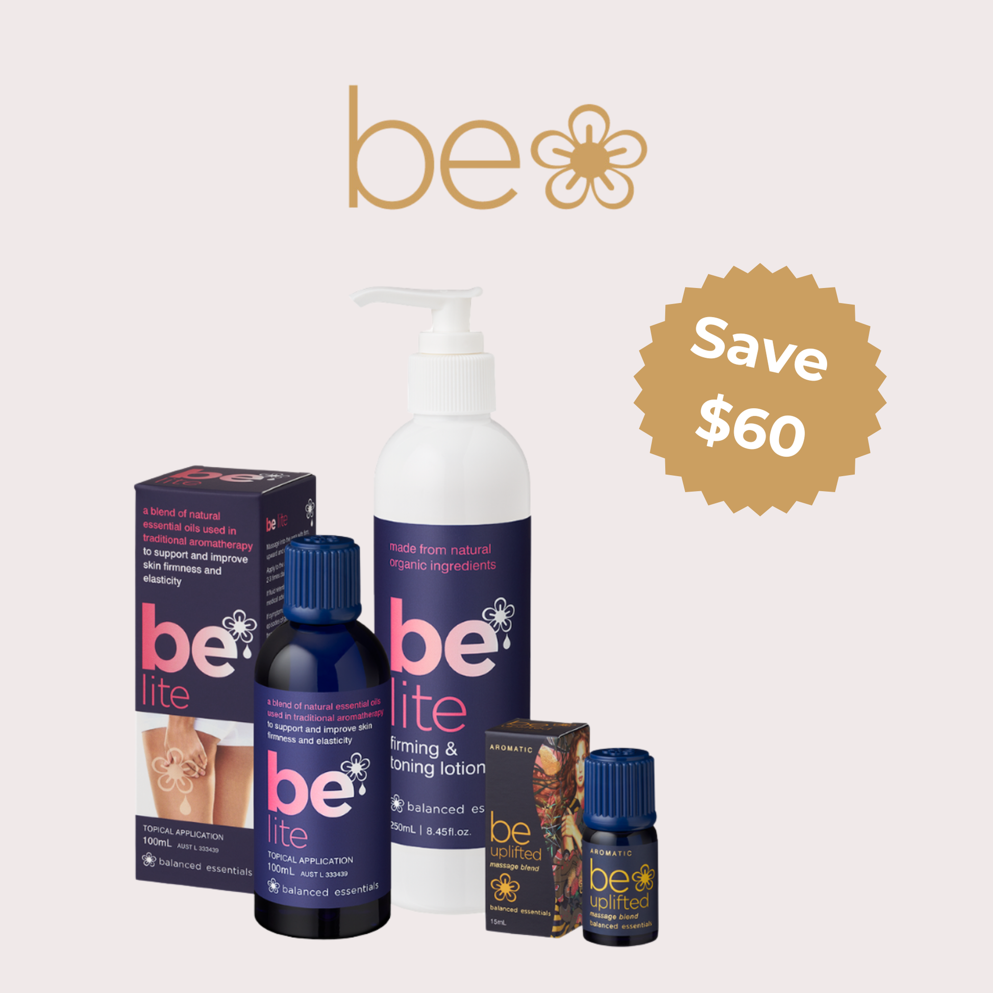 Balanced Essentials - LITE OIL & LOTION Pack with BONUS BE Uplifted