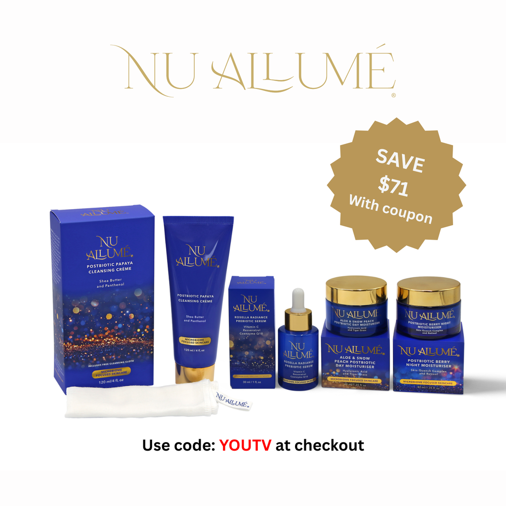 Nu Allume Menopause Skincare Bundle - use code YOUTV