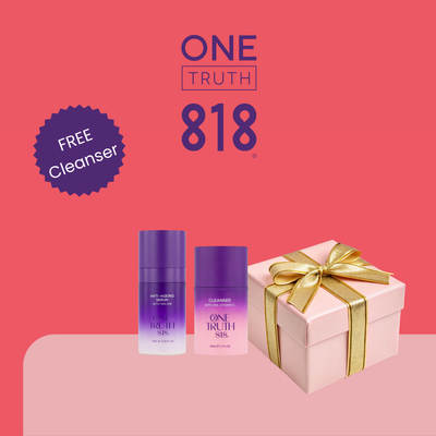One Truth 818 Serum 15ml + FREE Cleanser 50ml