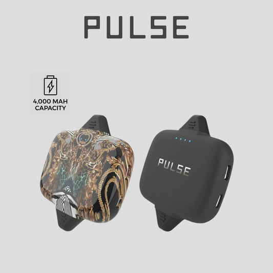 Pulse Duo Pack - Cord-free charger with 4,000 mAh capacity, stylish design for on-the-go charging.