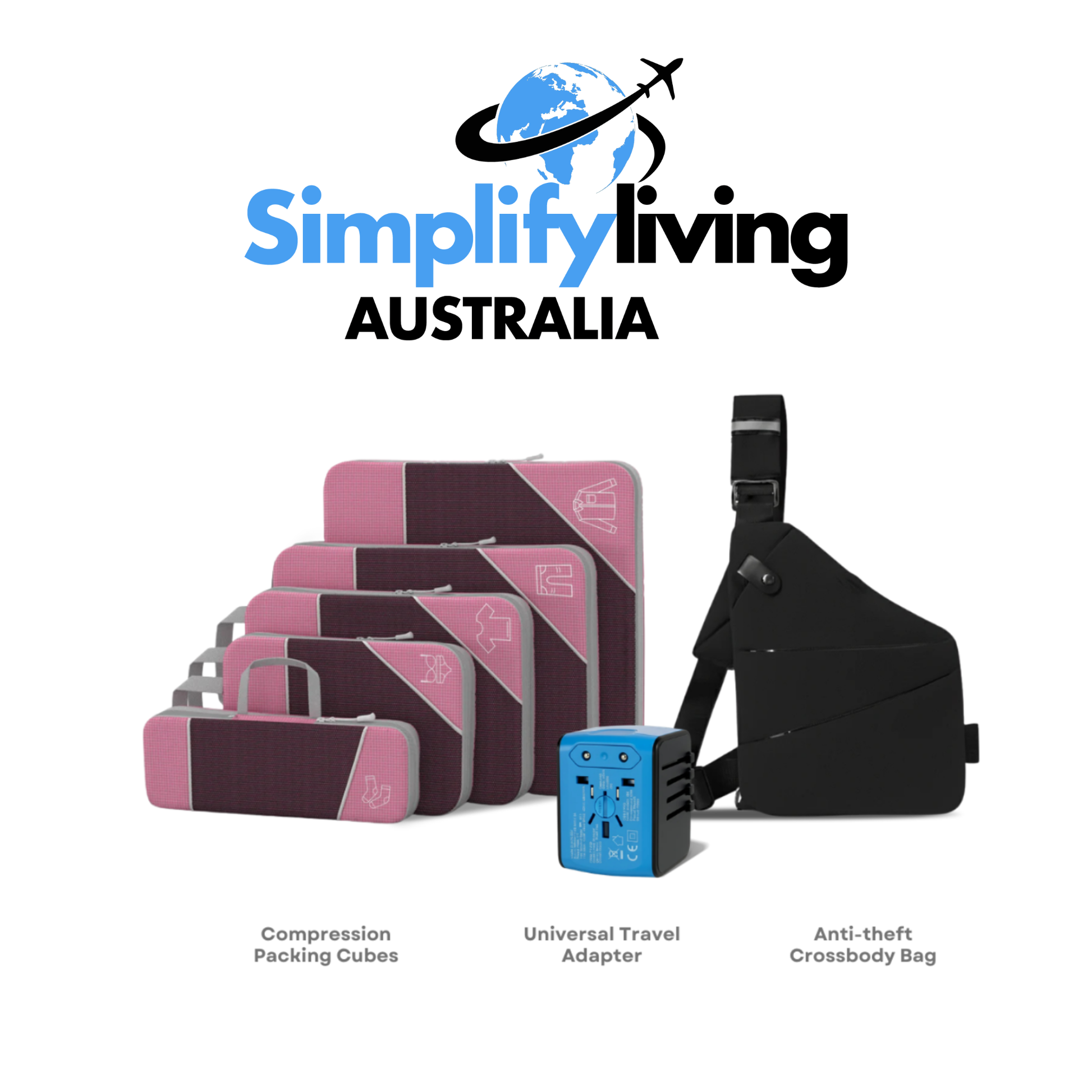 Simplify Living Euro Summer Travel Bundle