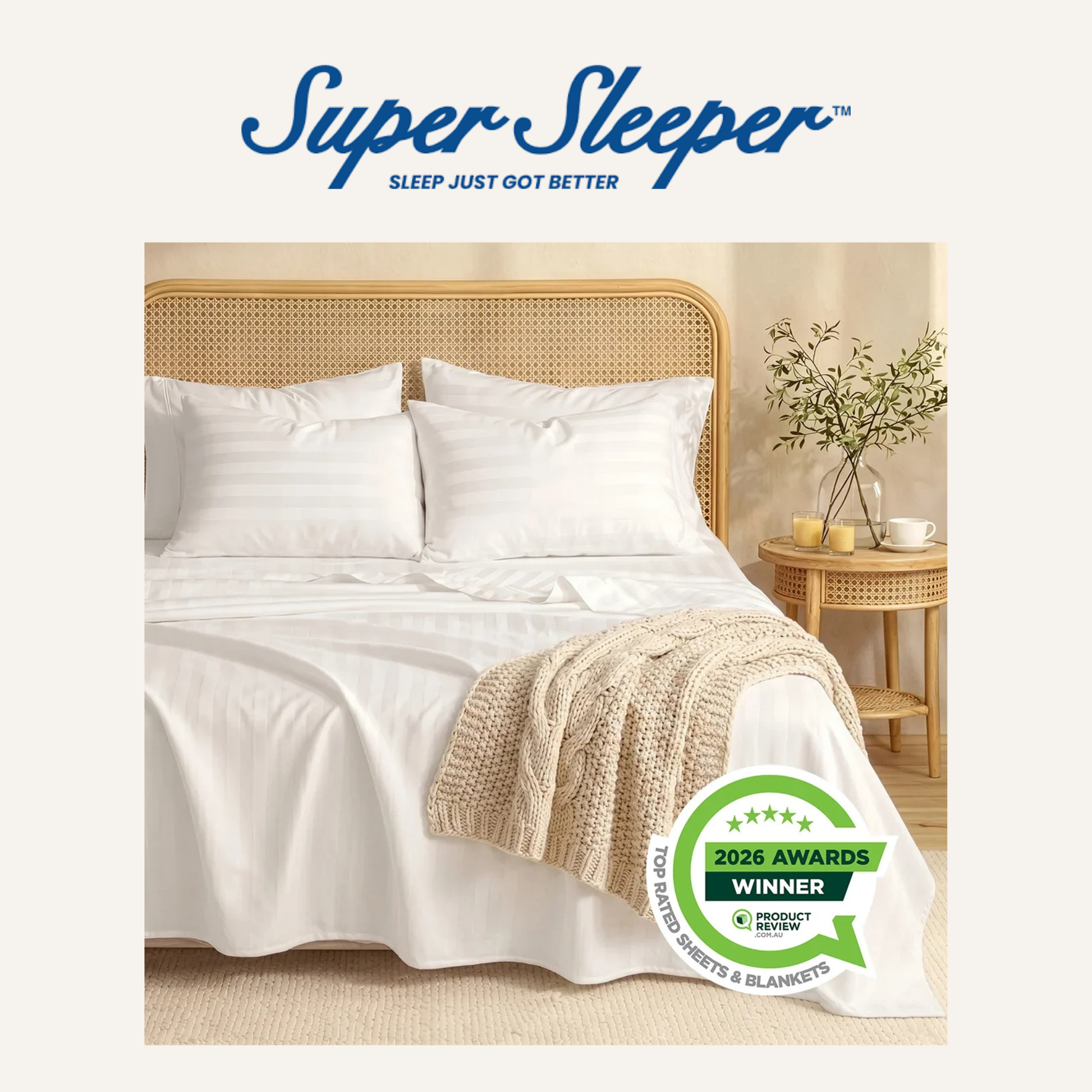 Super Sleeper Imperial Dream Sheets™ 4pc Set - Buy 1 Get 1 Free