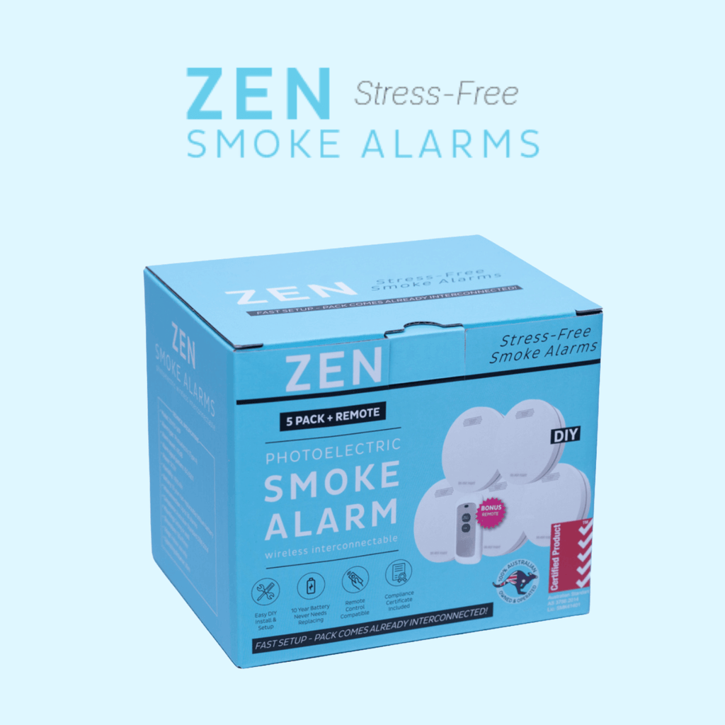 Zen Smoke Alarms - Stress Free 5-pack with Free Gifts